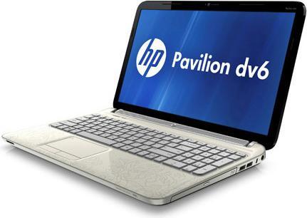 Actual product image HP Pavilion dv6-6c10ez, AMD A6-3430MX, 15.6" HD, white (4 GB, CH)