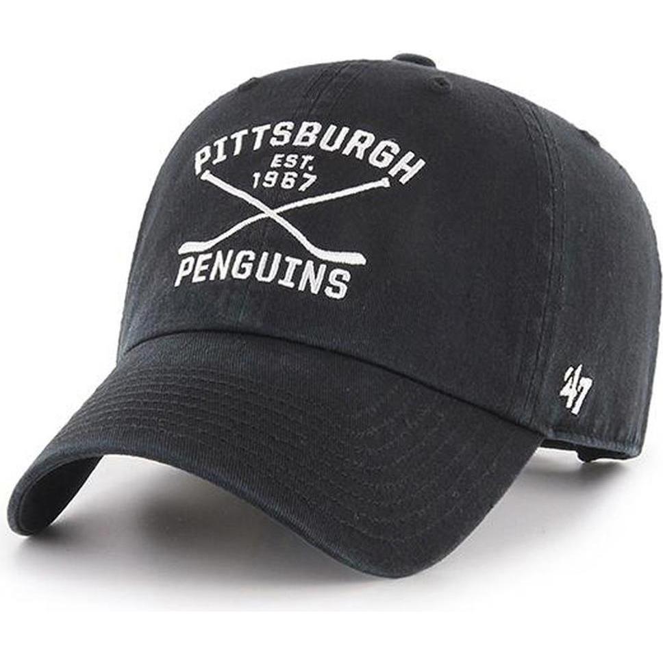 47 Brand, Herren, Cap, Axis Pittsburgh Penguins, Schwarz