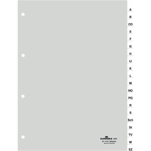 Produktbild Durable Register A4 A-Z Hoch 20-tlg.