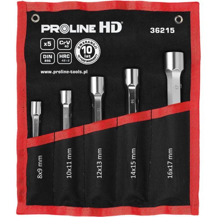 Proline, Schraubenschlüssel, Pro-Line Doppelsechskantschlüsselsatz 8-17mm 5-tlg. (36215)