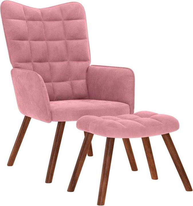 Produktbild vidaXL Entspannungsstuhl mit Hocker