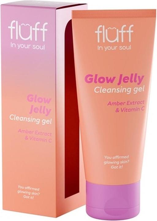 Produktbild Fluff In Your Soul Glow Jelly Face Wash Gel With Amber Extract And Vitamin C 100Ml (Reinigungsgel, 100 ml)