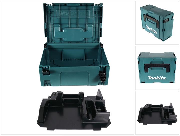 Produktbild Makita MAKPAC 2 Systemkoffer - mit Einlage für BDA / DDA 351