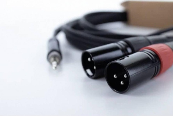 Actual product image Cordial EY 1 WMM XLR Y-Adapter (1x Klinkenstecker 3.5 mm - 2x XLR-Stecker 3 poli (Accessories)
