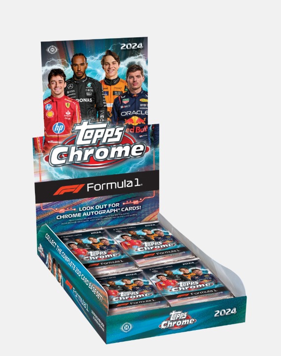 Topps 2024 Chrome Formula 1 - Hobby Box (Booster Pack)
