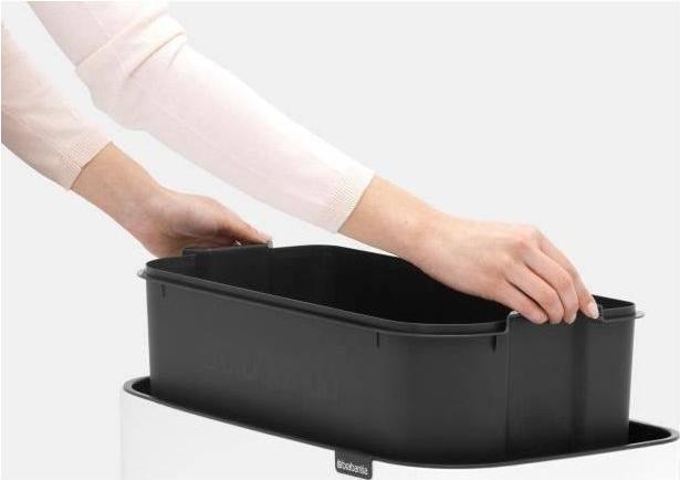 Actual product image Brabantia Recycling Bin Bo Touch Bin black (33 l)