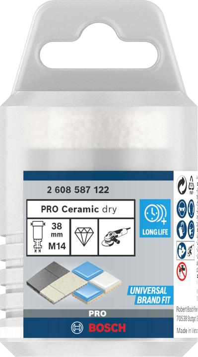 Actual product image Bosch Professional Zubehör PRO Core Cutter dry, 38 x 35 x 22.23 mm (38 mm)