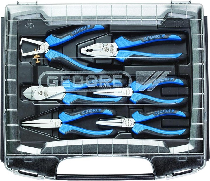 Actual product image Gedore 1101-002 Pliers set 6 pieces in i-BOXX 72 (367 mm)