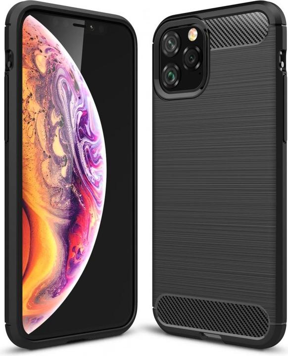 Actual product image Screenguard Apple iPhone 11 Pro Case Carbon Brushed Soft TPU (Apple iPhone 11 Pro)