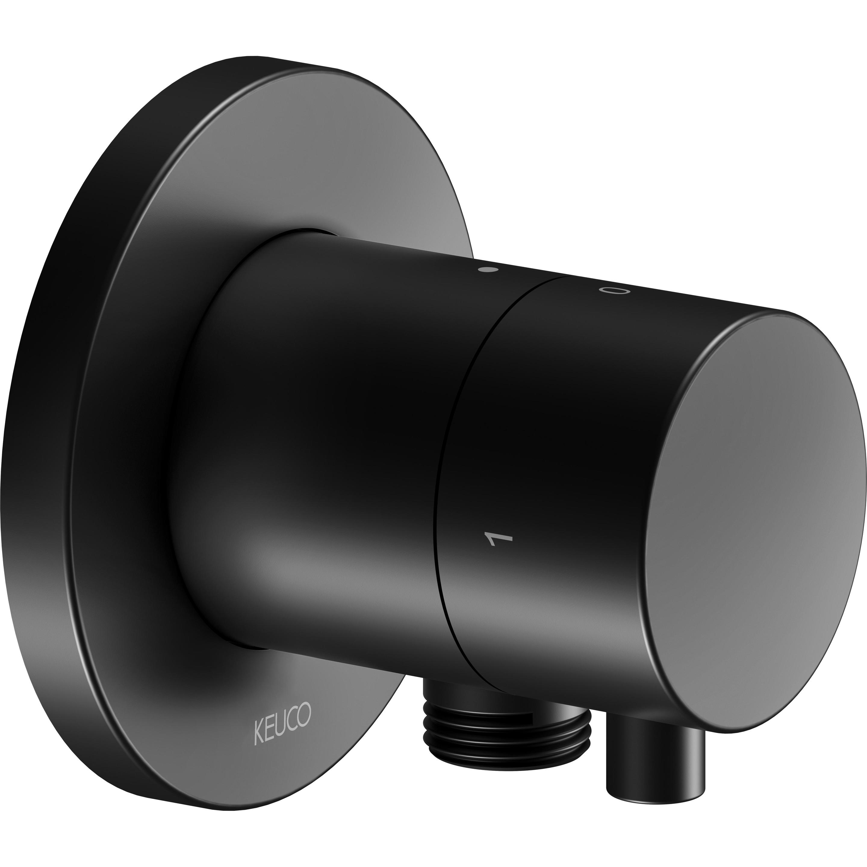 Keuco, Badarmatur, Umstellventil IXMO UP f 2 Verbr Rosette rund sw ma