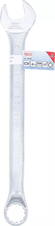 Produktbild BGS Maul-Ringschlüssel, gekröpft SW 18 mm (18 mm)