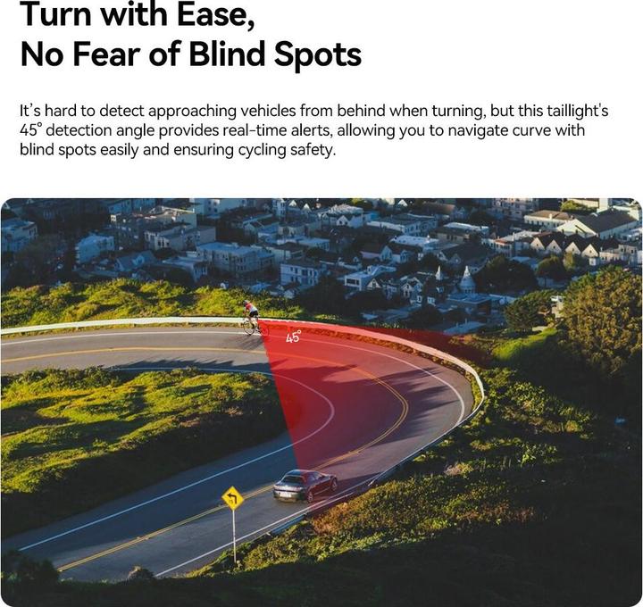 Immagine prodotto iGPSport Bike light, rear SR mini (40 lm)