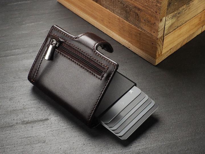 Actual product image Pularys Wallet SOHO ZIP credit card holder