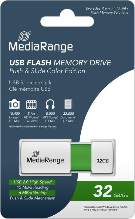 Produktbild MediaRange MR973 (32 GB, USB-A)