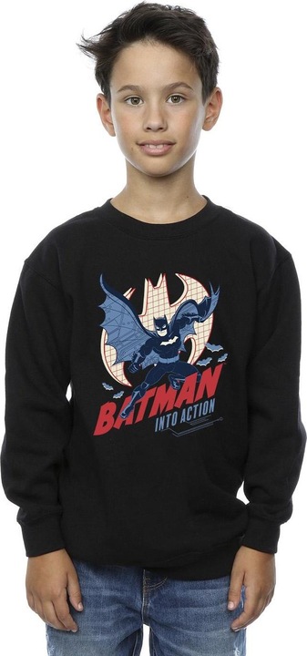 Actual product image Boys Batman Into Action Sweatshirt (116)