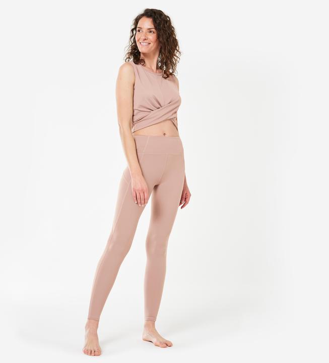 Image du produit Kimjaly Leggings yoga femme - Premium marron