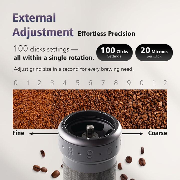 Produktbild 1Zpresso K-Ultra Manuelle Kaffeemühle mit Edelstahl-Mahlwerk
