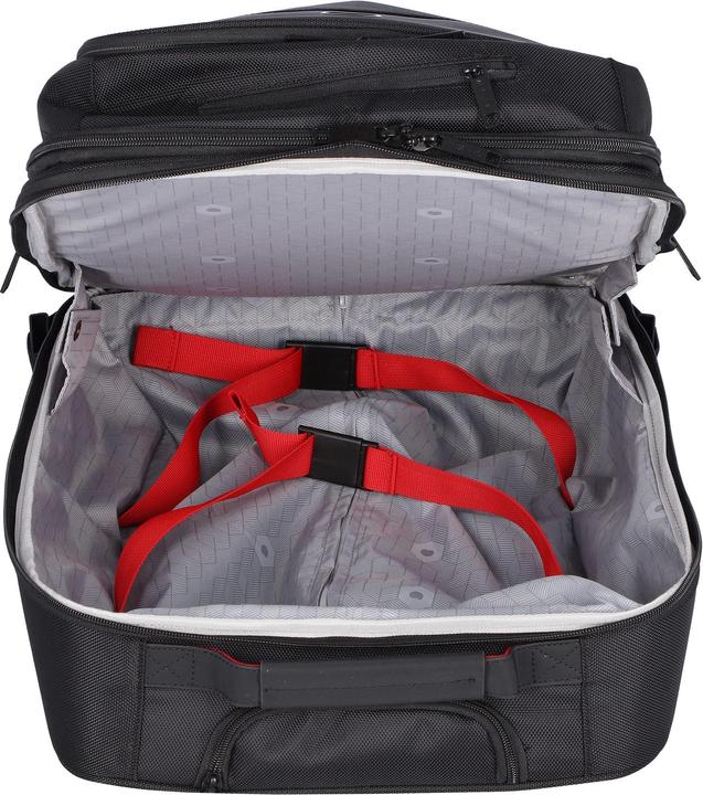 Actual product image Delsey Parvis Plus Backpack Trolley - 2 Compartments - 17,3 inch - Black (35 l, Hand luggage (up to 50 litres))