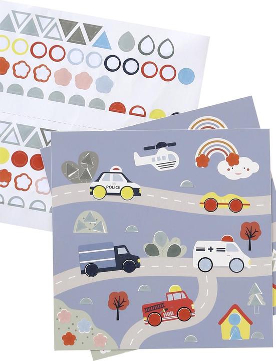 Produktbild Vertbaudet Set mit geometrischen Stickern für Kinder