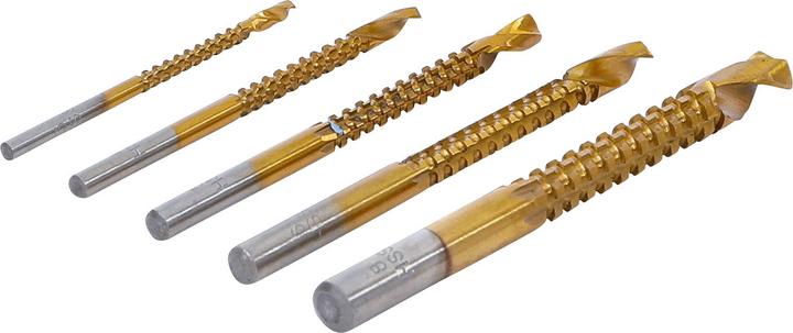 Actual product image BGS HSS Milling Drill Set | titanium coated | 3 - 8 mm | 5 pcs. (8 mm)