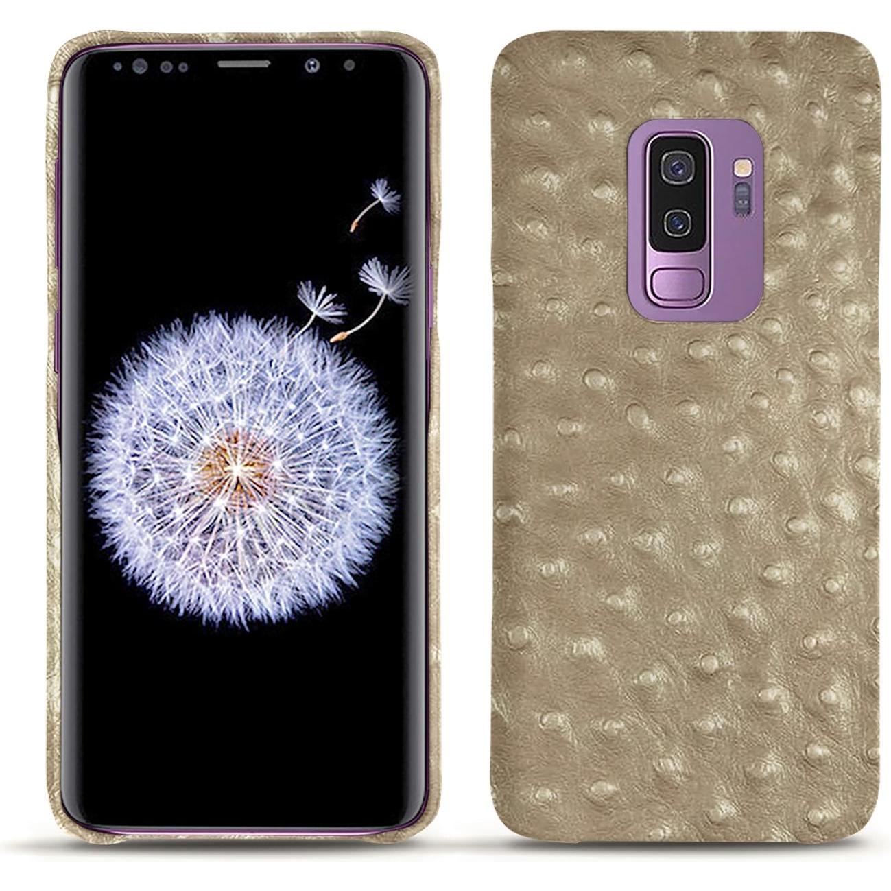 Thumbnail - Noreve Lederschutzhülle (Samsung Galaxy S9+), Smartphone Hülle, Beige