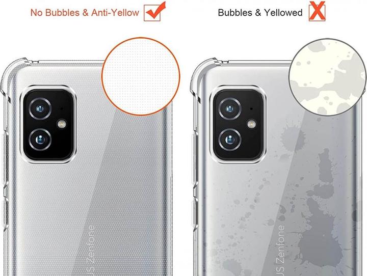 Produktbild Screenguard Asus Zenfone 8 Hülle Crystal Soft Airbag Bumper (Asus Zenfone 8)