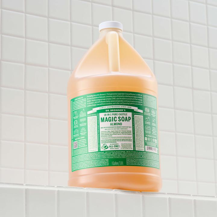 Actual product image Dr. Bronner's 18-in-1 (Liquid soap, 3800 ml)