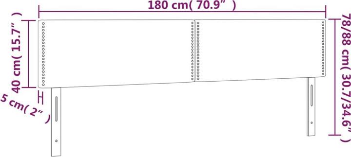 Image du produit VidaXL Parker (180 x 5 x 88 cm)