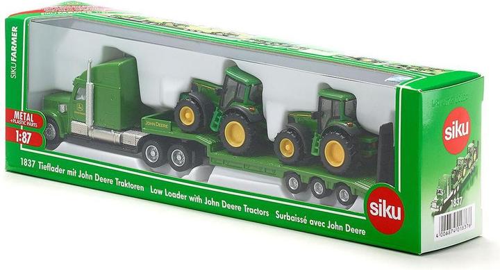 Produktbild Siku low-Loader mit John Deere Traktoren 1837 1: 87