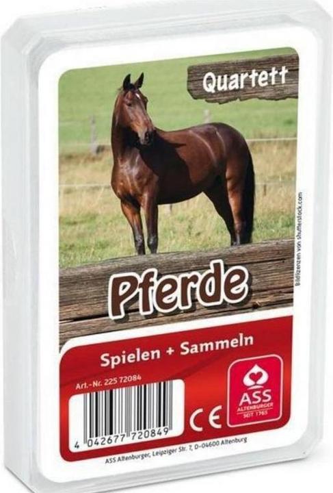 Produktbild ASS Altenburg 22572084 - Quartett - Pferde (DE-Ausgabe) (Deutsch, 2 - 4 Spieler)