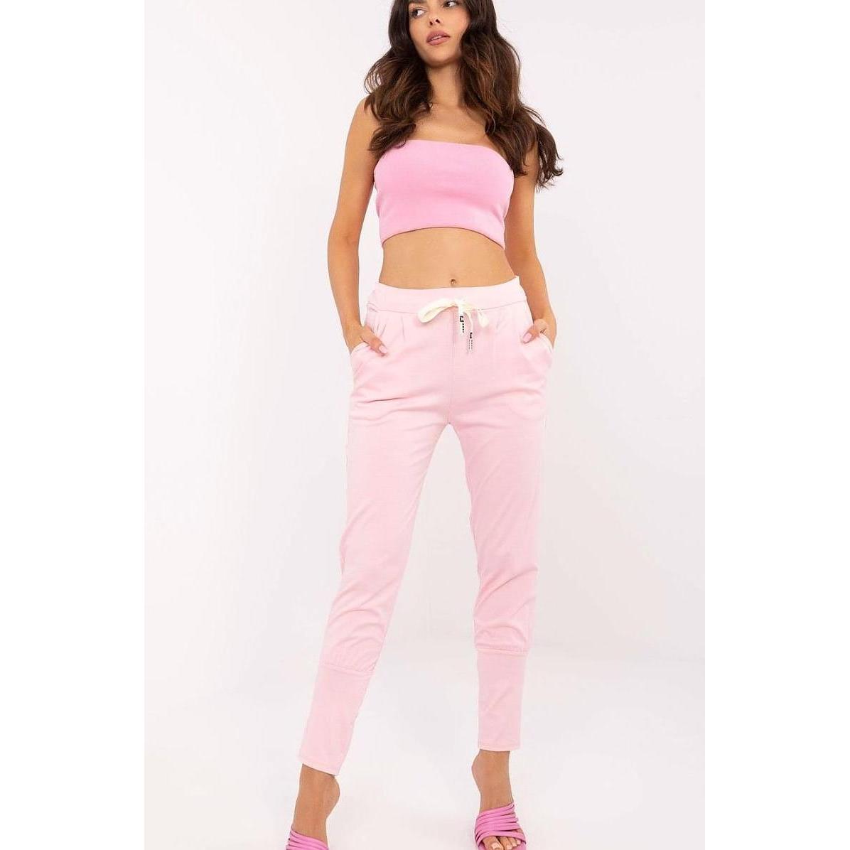 Italy Moda, Damen, Hosen, Sportanzug Hosen, Rosa, (95 C)