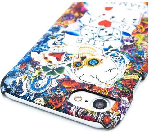 Produktbild I-Paint Hard Case Slim for iPhone 7/8/SE - Tattoo (Apple iPhone 7)