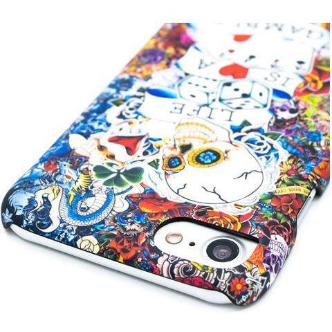 Thumbnail - I-Paint Hard Case Slim for iPhone 7/8/SE - Tattoo (Apple iPhone 7), Smartphone Hülle, Mehrfarbig