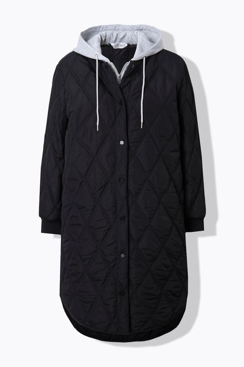 Produktbild Studio Untold Steppmantel, Straight Shape, Hoodie-Einsatz