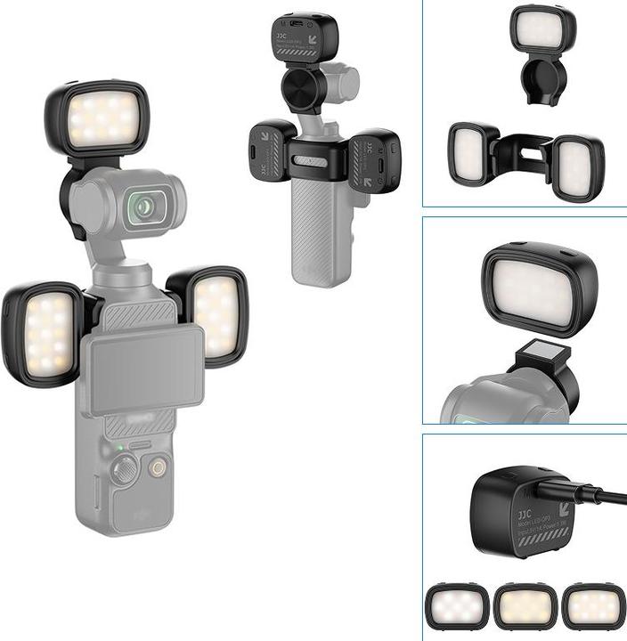 Actual product image JJC LED OP3K3M2 Mini LED Light (Video light)