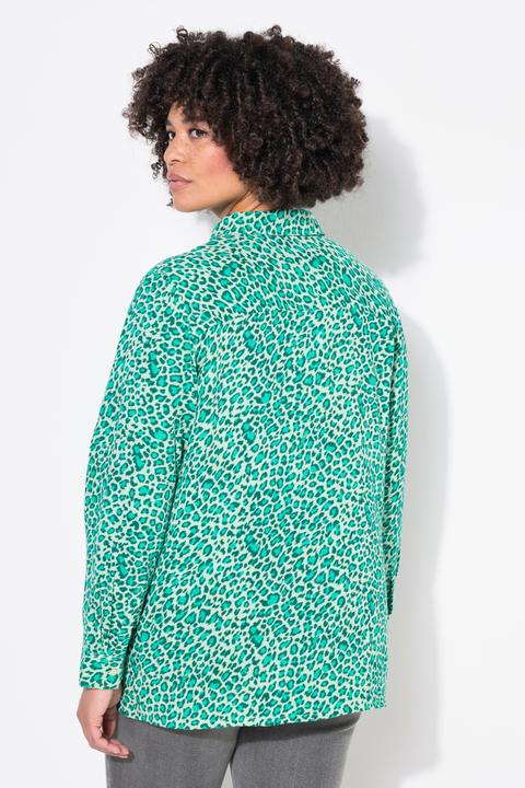 Produktbild Angel of Style Bluse, oversized, Musselin, Leo-Druck (54)