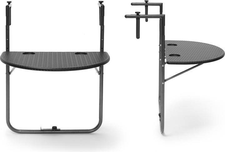 Actual product image Relaxdays Balcony hanging table (63 cm)