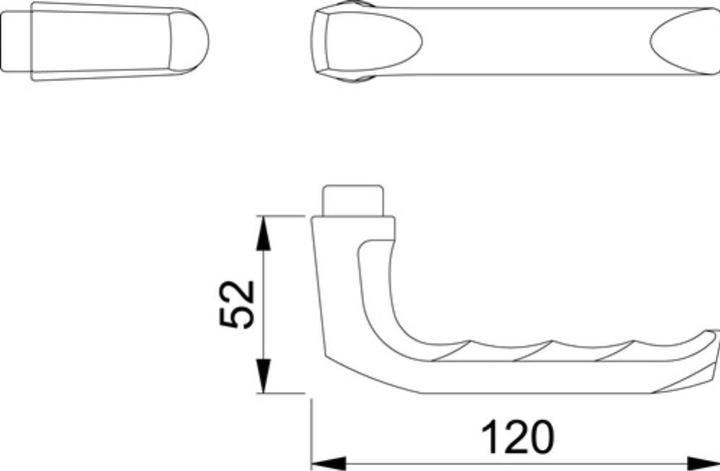 Actual product image Hoppe Lever handle 113 London (Door handle)