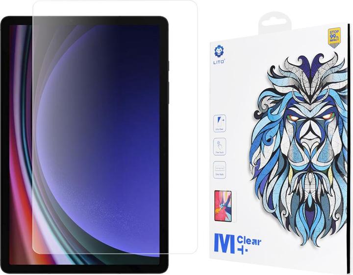 Lito - 2.5D Classic Glass - Samsung Galaxy Tab S9 Plus / S9 FE Plus / S10 Plus - Clear (Samsung Galaxy Tab S9+)