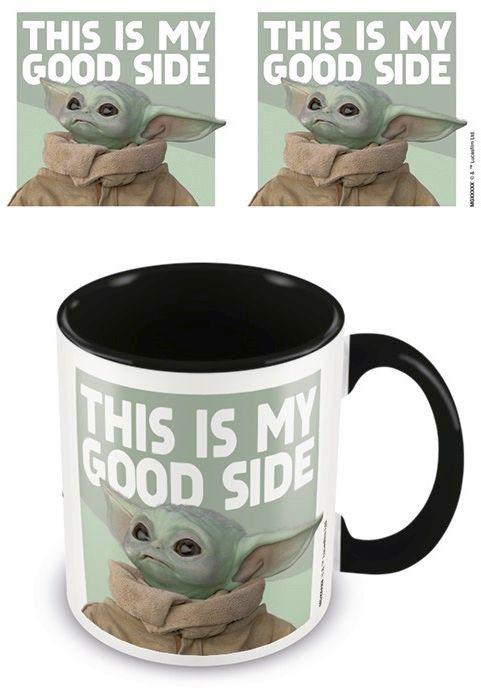 Actual product image Pyramid Star Wars: Cup colored Baby Yoda (Good Side) - Cup (315 ml, 1 x)