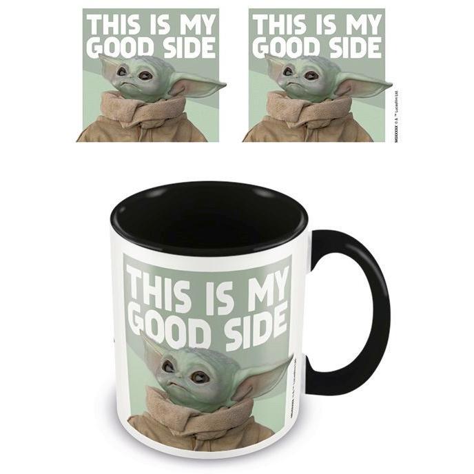 Pyramid, Tasse, Star Wars: Tasse koloriert Baby Yoda (Good Side) - Tasse (315 ml, 1 x)