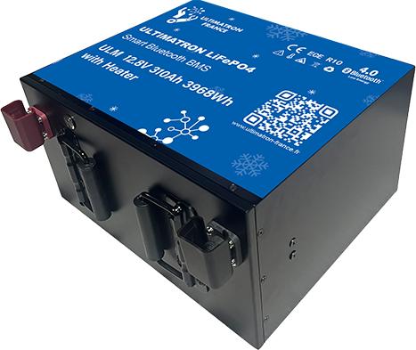 Image du produit Ultimatron ULM-12V-310Ah POLAR LiFePO4 Batterie d'alimentation sous le siège (avec réchauffeur) (12.80 V, 310 Ah)