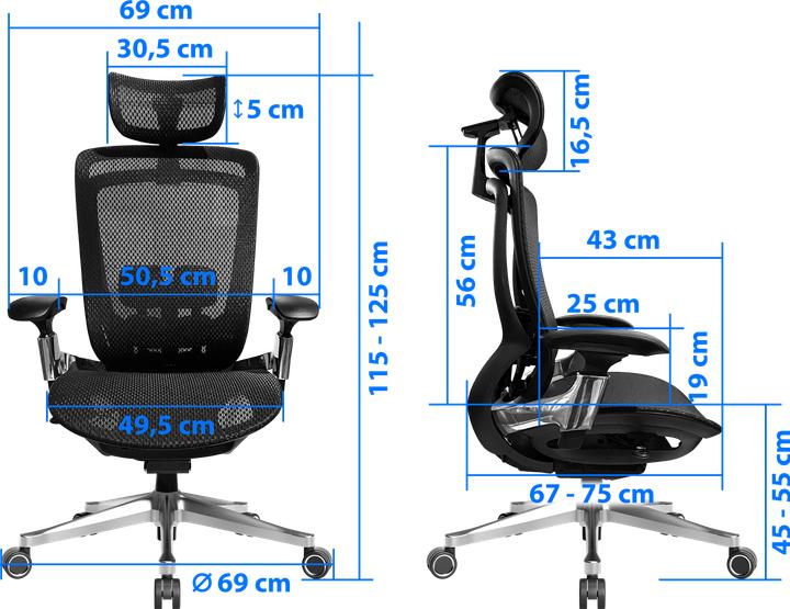 Actual product image Subsonic I-Care Excell Mesh + black
