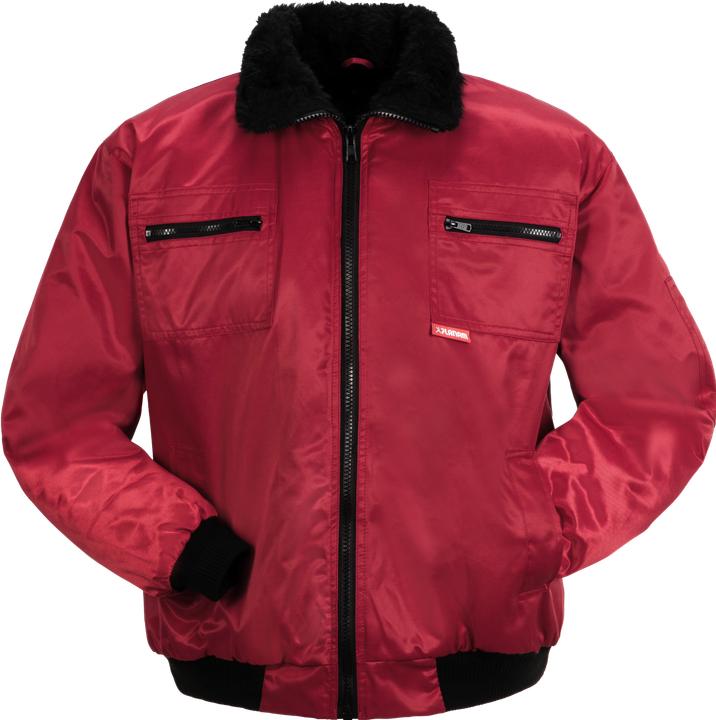 Actual product image Planam Men's pilot jacket GLETSCHER red size 2XL (XXL)