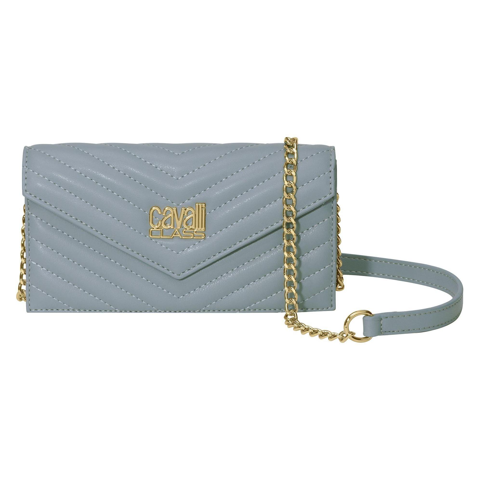 Cavalli Class, Damen, Portemonnaie, Valeria Clutch Geldbörse 19 Cm, Blau