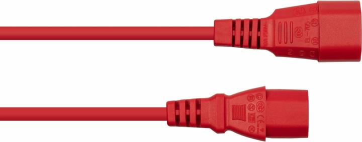 Immagine prodotto Kabelmeister Prolunga di alimentazione da C14 a C14 rosso 3m (3 m, C13, C14)