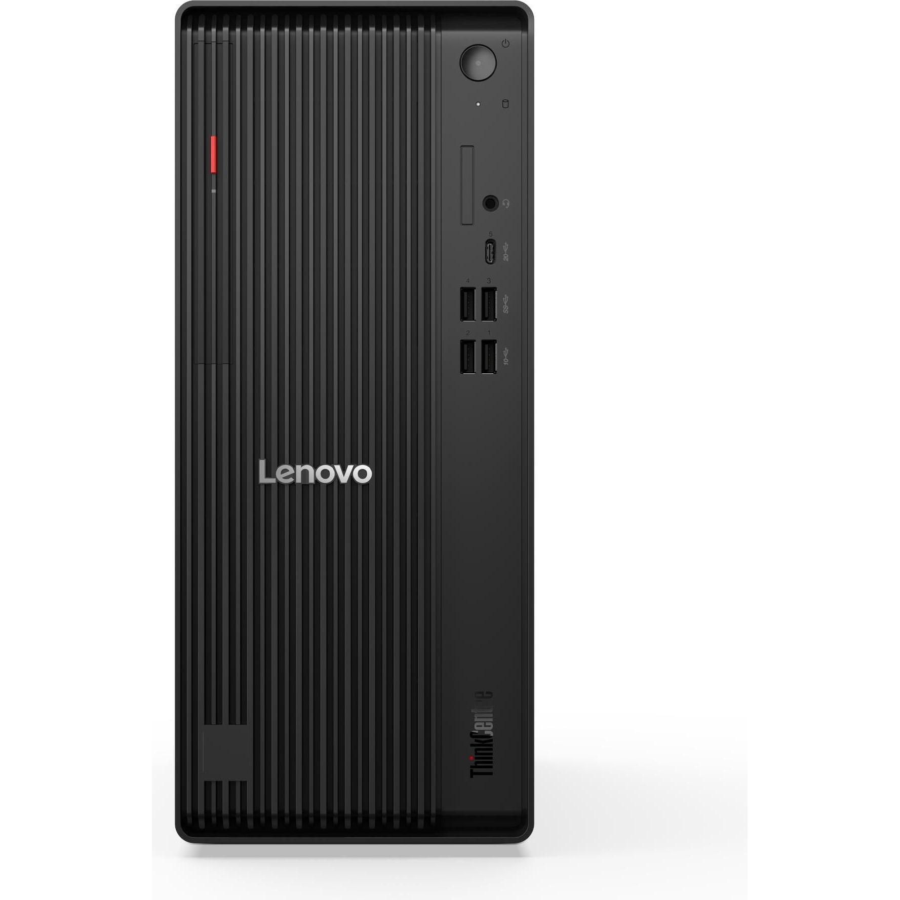 Lenovo ThinkCentre M70t Gen 6 (1000 GB, 32 GB, Intel Core Ultra 7 265, GeForce RTX 3050), PC, Schwar