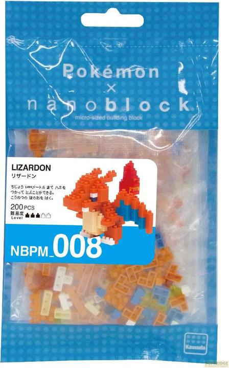 Actual product image Nanoblock Pokemon Charizard