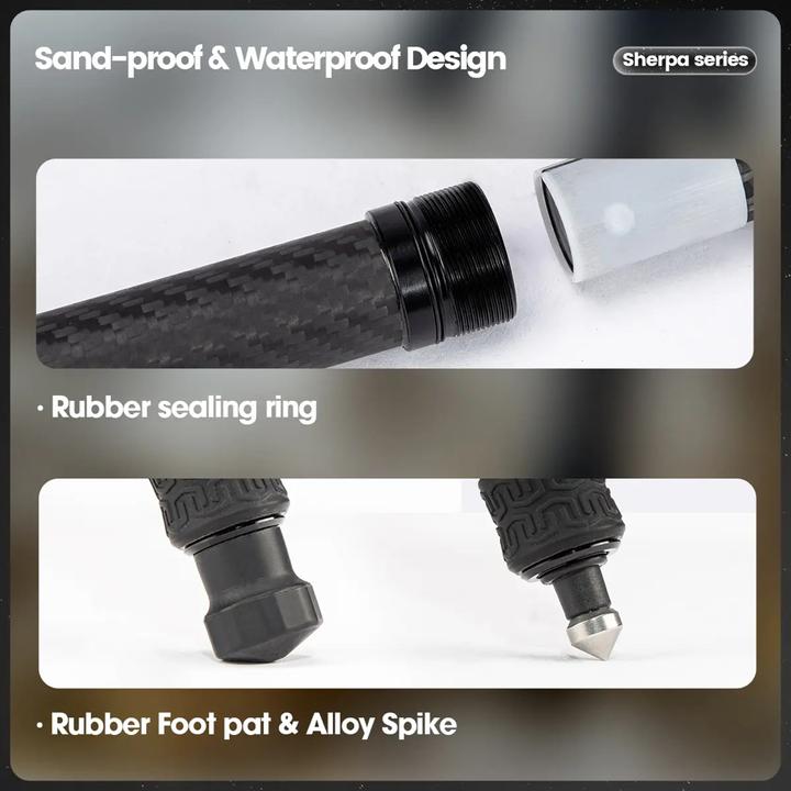 Actual product image Fotopro Sherpa Carbon Tripod Black (Carbon)