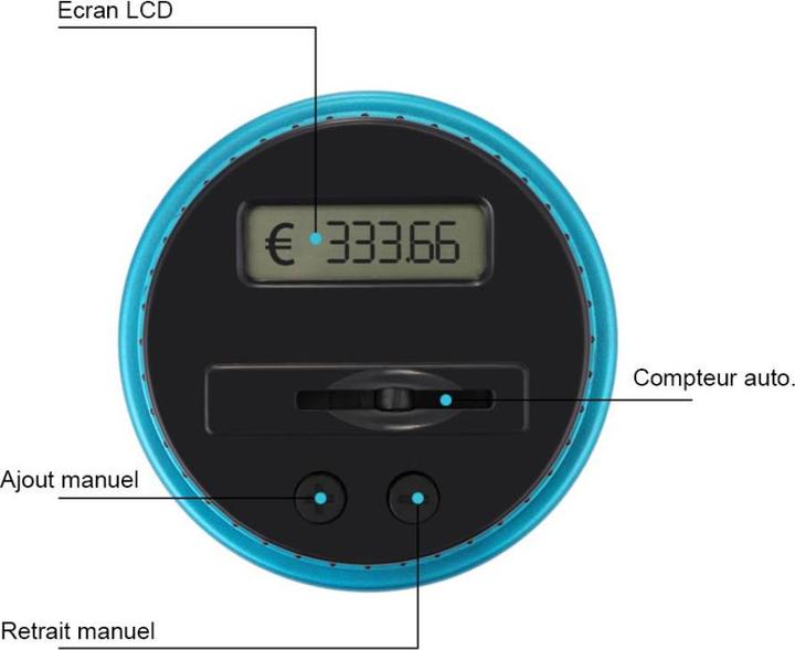VR Shinecon Elektronisches Sparschwein Euro